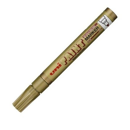 Marcatore permanente Uni-Ball PX-20 Dorato (12 Unità)