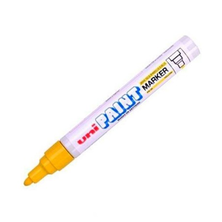 Marcatore permanente Uni-Ball PX-20 Giallo 2,8 mm (12 Unità)
