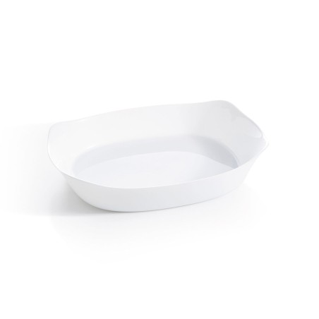 Teglia da Cucina Luminarc Smart Cuisine Rettangolare Bianco Vetro 38 x 27 cm (6 Unità)