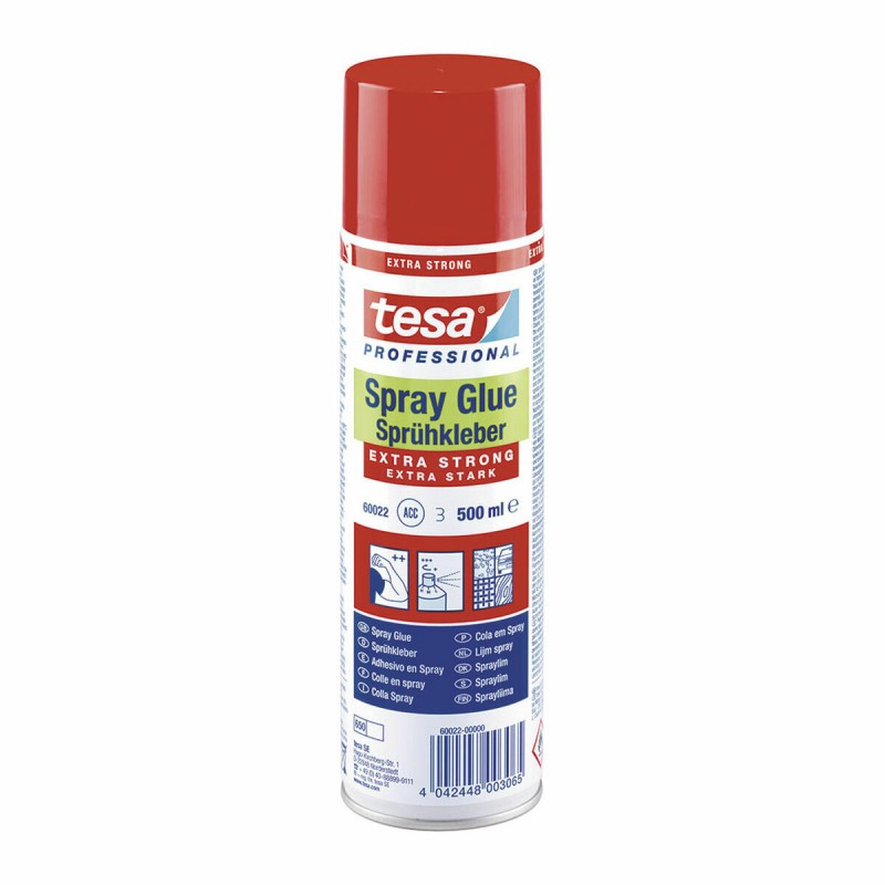 Adesivo spray TESA Extra forte 1 Pezzi 500 ml Adesivo spray TESA Extra forte 1 Pezzi 500 ml