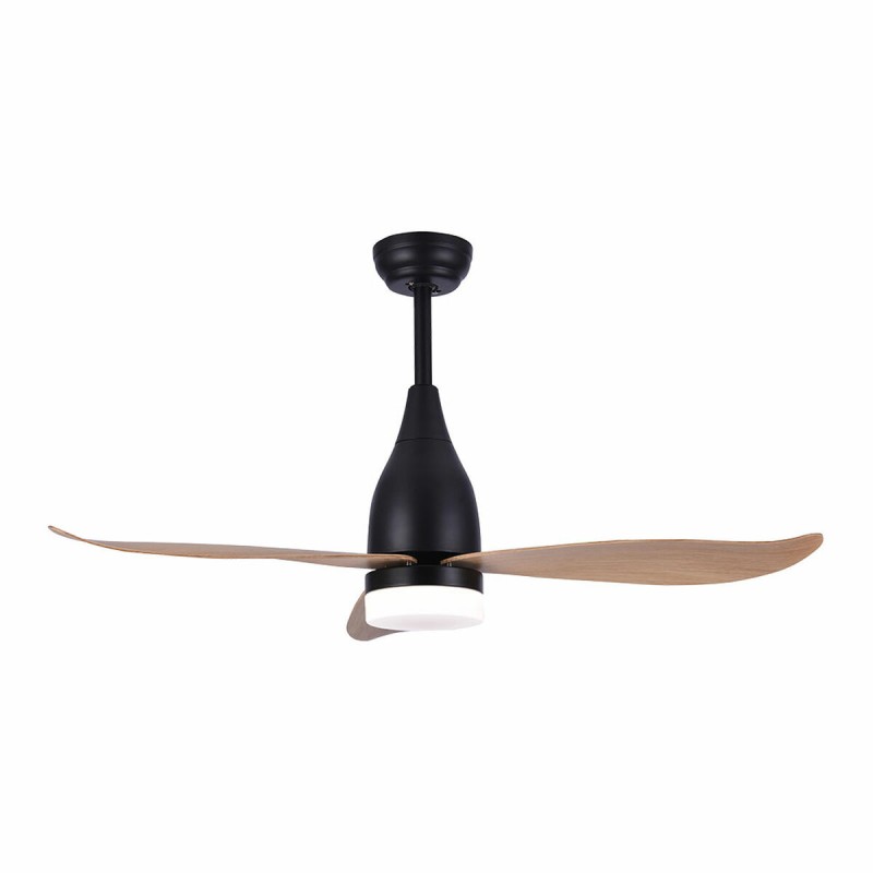 Ventilatore da Soffitto con Luce EDM 33815 Kattegat Nero 15 W 18 W 2190 Lm Ventilatore da Soffitto con Luce EDM 33815 Kattegat Nero 15 W 18 W 2190 Lm
