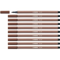 Pennarelli Stabilo Pen 68 Marrone (10 Pezzi)