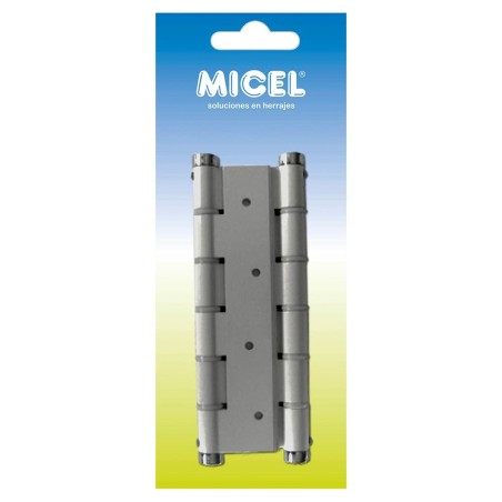Cerniera Micel BS10 M57004 Argentato Alluminio 180 x 33 mm Doppia azione