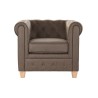 Poltrona DKD Home Decor 80 x 80 x 70 cm Legno Marrone scuro
