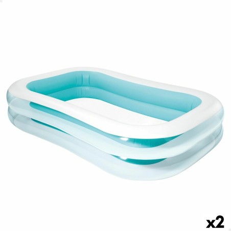 Piscina Gonfiabile Intex Bianco/Verde 770 L 262 x 56 x 175 cm (2 Unità)