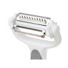 Sbucciatore Kinvara CK51327 Bianco Grigio Acciaio inossidabile polipropilene TPR 12 x 3 x 22 cm 3 in 1 (12 Unità)