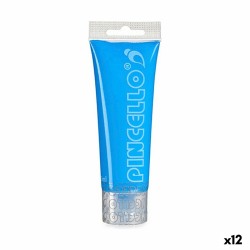 Vernice acrilica Pincello Neon Azzurro 75 ml (12 Unità)