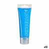 Vernice acrilica Pincello Neon Azzurro 75 ml (12 Unità)