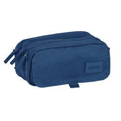 Portaoggetti Triplo Safta 21,5 x 10 x 8 cm Blu Marino