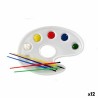 Set di colori Pincello Multicolore (12 Unità)