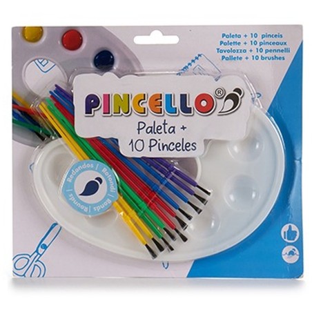 Set di colori Pincello Multicolore (12 Unità)