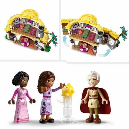 Set di Costruzioni Lego isney Wish 43231 Asha's Cottage Multicolore