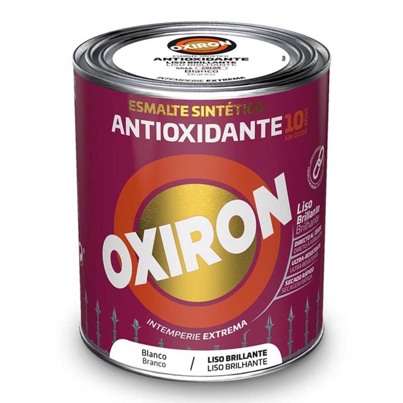 Smalto sintetico Oxiron 5809077 Metallo Luminoso Bianco 250 ml Smalto sintetico Oxiron 5809077 Metallo Luminoso Bianco 250 ml