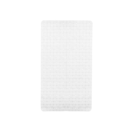 Tappetino Antiscivolo da Doccia Berilo BM509 - 310 Bianco PVC 67,7 x 38,5 x 0,7 cm Quadri (6 Unità)