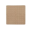 Tappetino Antiscivolo da Doccia Berilo BM509S - 316 Beige PVC 50,3 x 50,3 x 0,7 cm Quadri (6 Unità)