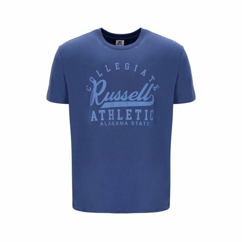 Maglia a Maniche Corte Russell Athletic Amt A30211 Azzurro Uomo