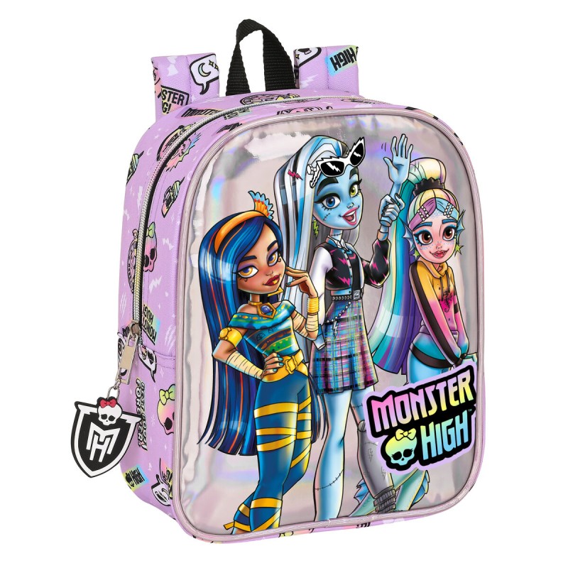 Zaino Scuola Monster High Best boos Lilla 22 x 27 x 10 cm Zaino Scuola Monster High Best boos Lilla 22 x 27 x 10 cm