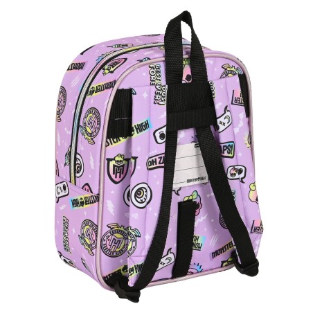 Zaino Scuola Monster High Best boos Lilla 22 x 27 x 10 cm