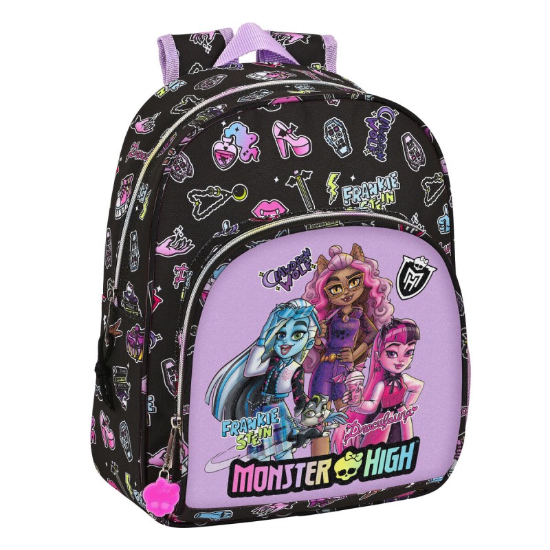 Zaino Scuola Monster High Creep Nero 28 x 34 x 10 cm Zaino Scuola Monster High Creep Nero 28 x 34 x 10 cm
