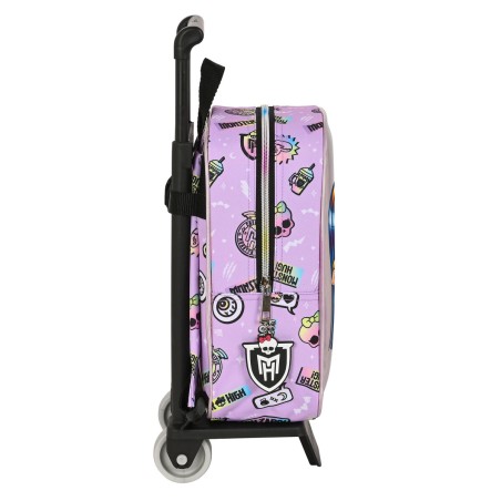 Trolley per la Scuola Monster High Best boos Lilla 22 x 27 x 10 cm
