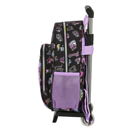 Trolley per la Scuola Monster High Creep Nero 28 x 34 x 10 cm