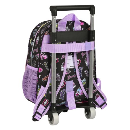Trolley per la Scuola Monster High Creep Nero 28 x 34 x 10 cm