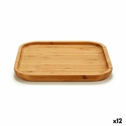 Vassoio per aperitivi Kinvara JWKW-3710 Marrone Quadrato 20 x 1,5 x 20 cm (12 Unità)