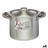 Pentola con Coperchio Kinvara 100030 Argentato Alluminio Ø 14 cm (6 Unità)