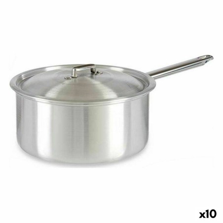 Casseruola con Coperchio Kinvara 100023 Argentato Alluminio Ø 24 cm 5 L (10 Unità)