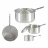 Casseruola con Coperchio Kinvara 100023 Argentato Alluminio Ø 24 cm 5 L (10 Unità)