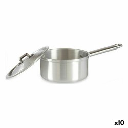 Casseruola con Coperchio Kinvara 100018 Argentato Alluminio Ø 14 cm 1 L (10 Unità)