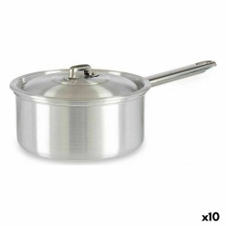 Casseruola con Coperchio Kinvara 100019 Argentato Alluminio Ø 16 cm 1,5 L (10 Unità)