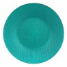 Piatto da pranzo Vivalto 323928P Turchese Vetro 27,5 x 2 x 27,5 cm (6 Unità)
