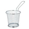 Cestino per Servire Aperitivi Kinvara W8088S Argentato Metallo 15,5 x 12 x 8 cm (12 Unità)