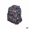Zaino Scuola Pincello Games Multicolore 28 x 12 x 22 cm (12 Unità)