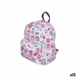 Zaino Scuola Pincello 585 Multicolore 28 x 12 x 22 cm Arcobaleno (12 Unità)