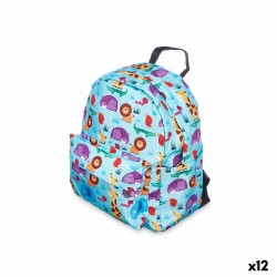Zaino Scuola Pincello 587 Multicolore 28 x 12 x 22 cm animali (12 Unità)