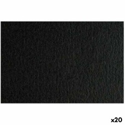 Cartoncini Sadipal LR 200 Nero 50 x 70 cm Testurizzato (20 Unità)