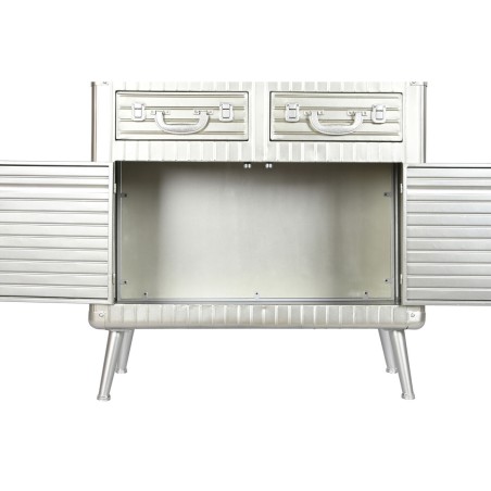 Credenza Home ESPRIT Argentato Metallo Legno MDF 80 x 39 x 82 cm