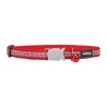 Collare per gatti Red Dingo Union Jack 20-32 cm Rosso