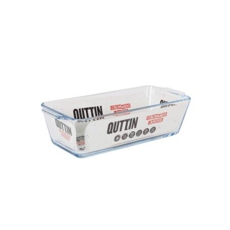 Pirofila da Forno Quttin   Vetro Rettangolare 825 ml 23,1 x 10 x 6,1 cm (6 Unità)
