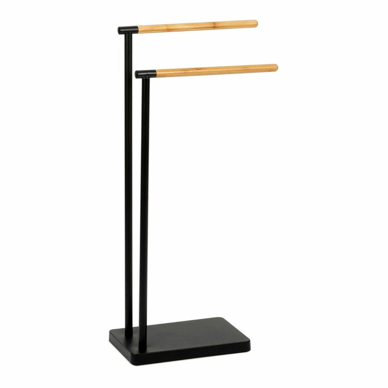 Portasciugamani da Terra Andrea House ba72130 Nero Metallo 30 x 20 x 78 cm Portasciugamani da Terra Andrea House ba72130 Nero Metallo 30 x 20 x 78 cm