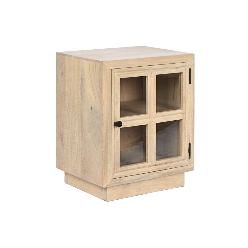 Comodino Home ESPRIT Naturale Cristallo Legno di mango 45 x 35 x 57 cm Comodino Home ESPRIT Naturale Cristallo Legno di mango 45 x 35 x 57 cm