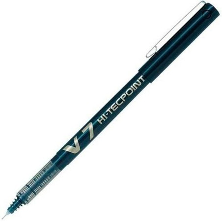 Penna a inchiostro liquido Pilot V-7 Hi-Tecpoint Nero 0,5 mm (12 Unità)