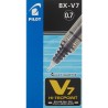 Penna a inchiostro liquido Pilot V-7 Hi-Tecpoint Nero 0,5 mm (12 Unità)