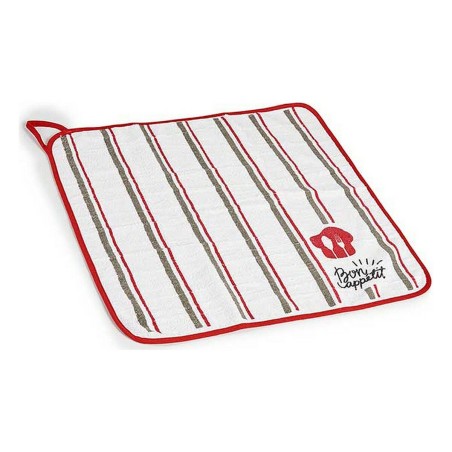 Panno da Cucina Kinvara 1220 Bianco Rosso 50 x 0,3 x 50 cm (12 Unità)