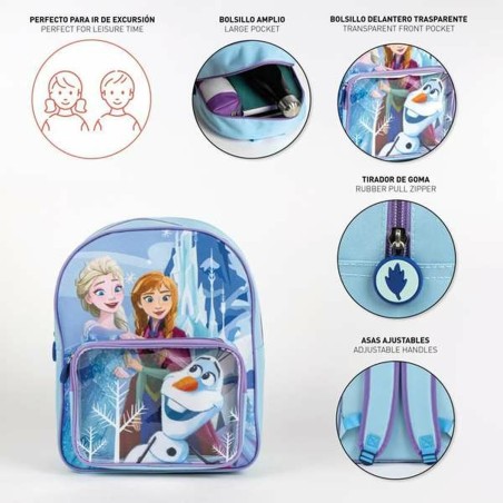 Zaino Scuola Frozen Azzurro