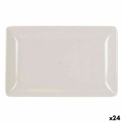 Vassoio per aperitivi La Mediterránea Melammina Bianco Brillante 20 x 13 x 2 cm (24 Unità)