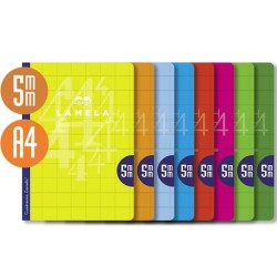 Quaderno Lamela Multicolore A4 (5 Unità)