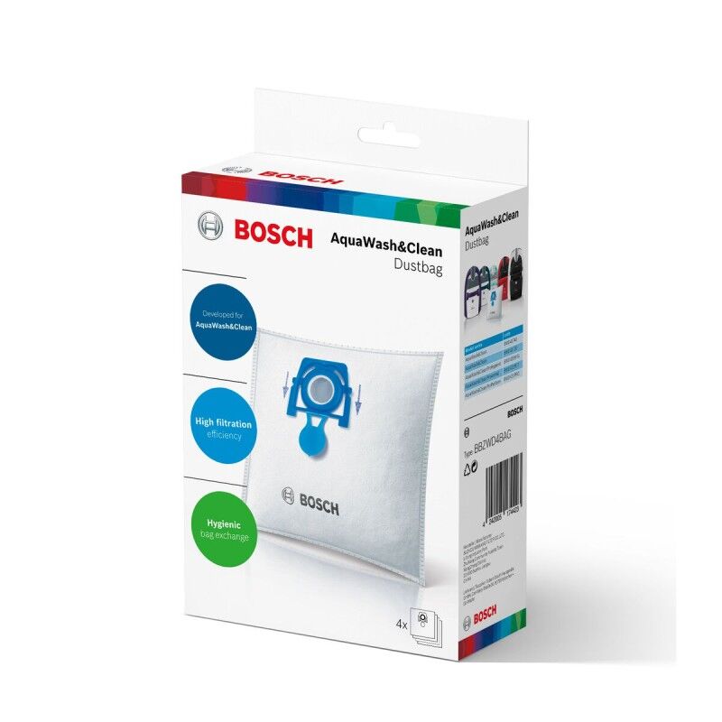 Sacchetto di Ricambio per Aspirapolvere AQUAWASH & CLEAN BOSCH BBZWD4BAG Sacchetto di Ricambio per Aspirapolvere AQUAWASH & CLEAN BOSCH BBZWD4BAG